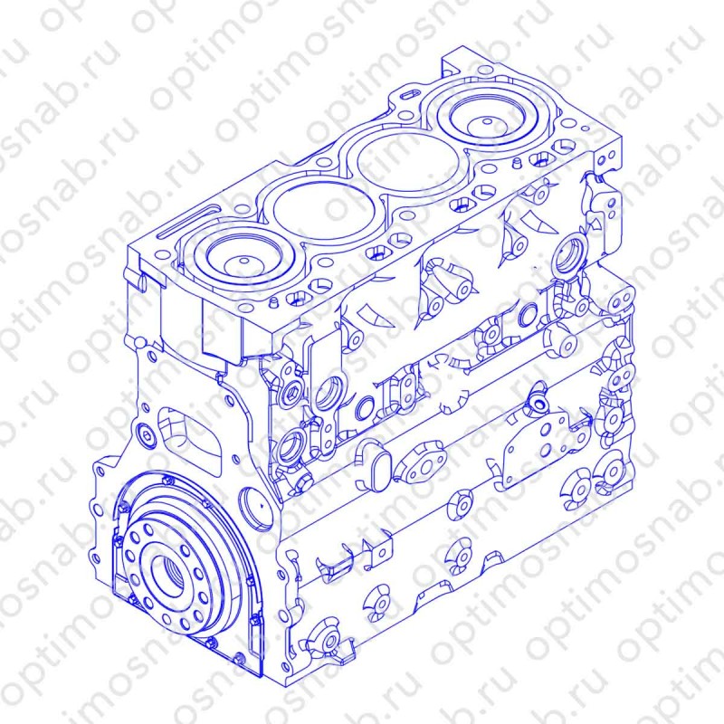 шот блок (блок цилиндров в сборе) двигателя